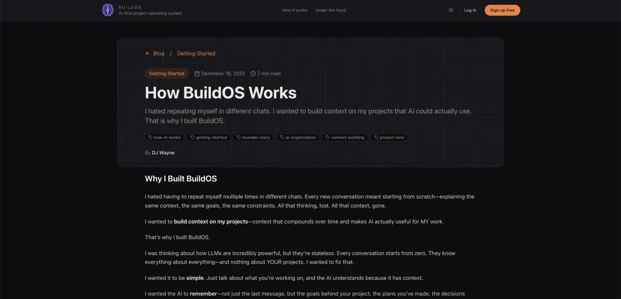 BuildOS blog